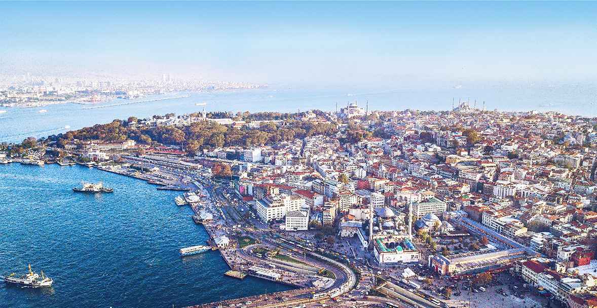 Istanbul bird's eye view