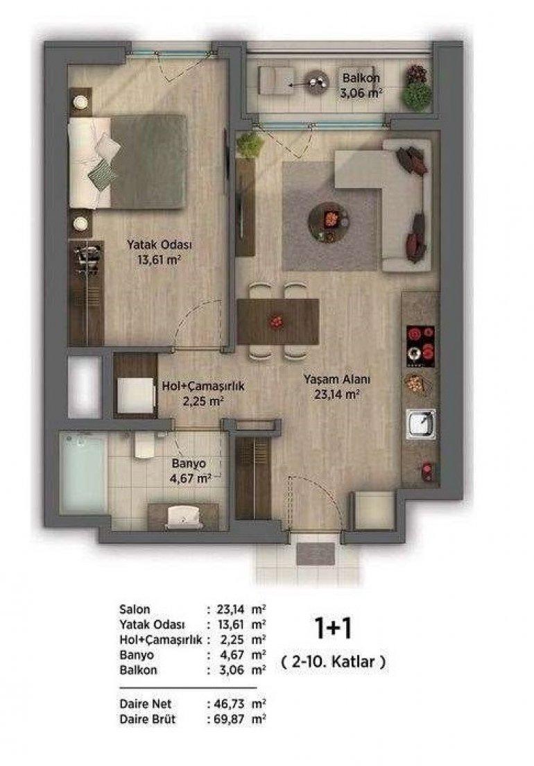Tor Beylikdüzü Floor Plan