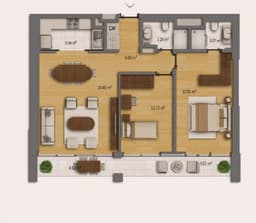 Felicia Park floor plan 2+1