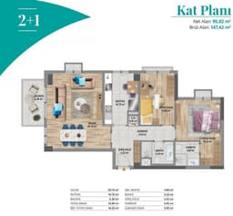 Grand Line floor plan 2+1