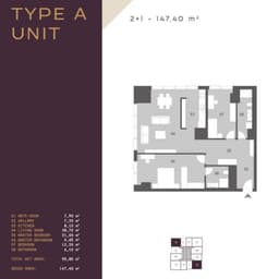 Heavenly Residences floor plan 2+1
