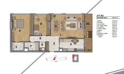 Uptown Height floor plan 2+1
