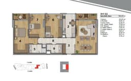 Uptown Height floor plan 3+1