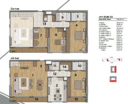 Uptown Height floor plan 4+1 Duplex