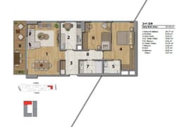 Uptown Height floor plan 2+1