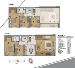 Uptown Height floor plan 5+1 Duplex