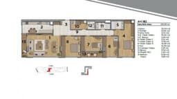 Uptown Height floor plan 4+1 Duplex