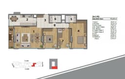 Uptown Height floor plan 3+1