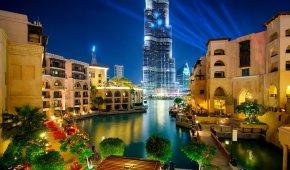 Самые богатые районы Дубая.