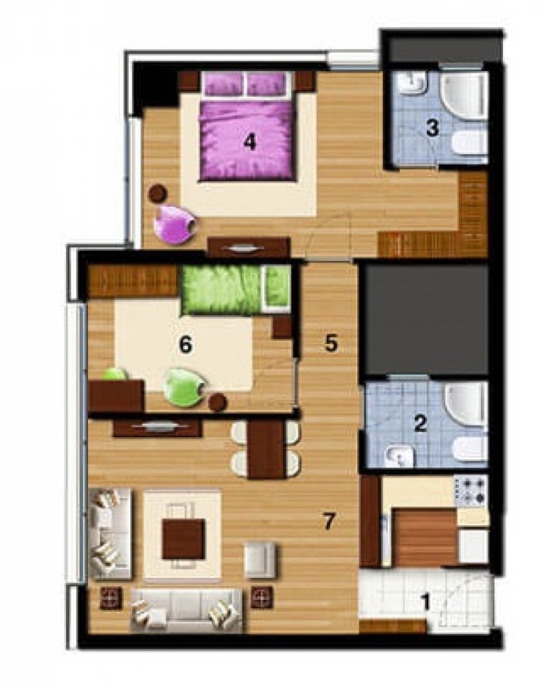 Pristine Residence Floor Plan