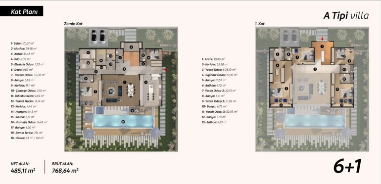 Persephone Villas Floor Plan