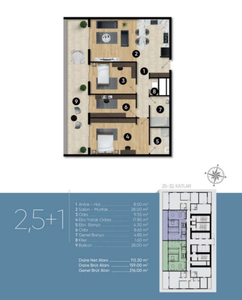 Port Xena Floor Plan