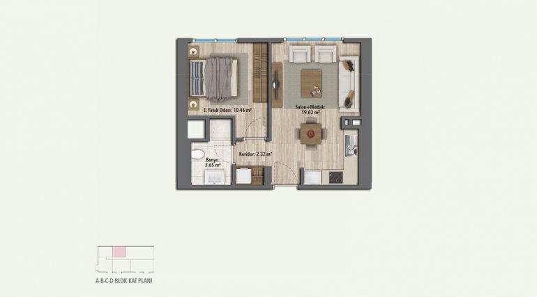 Skyearth Residence Floor Plan
