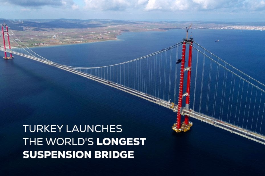 Turkey to Launch 1915 Canakkale Bridge on a Significant Day